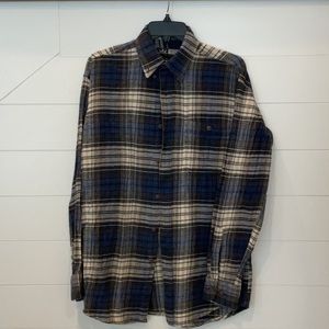 Canyon Guide Outfitters 100% Cotton Flannel Shirt Size M